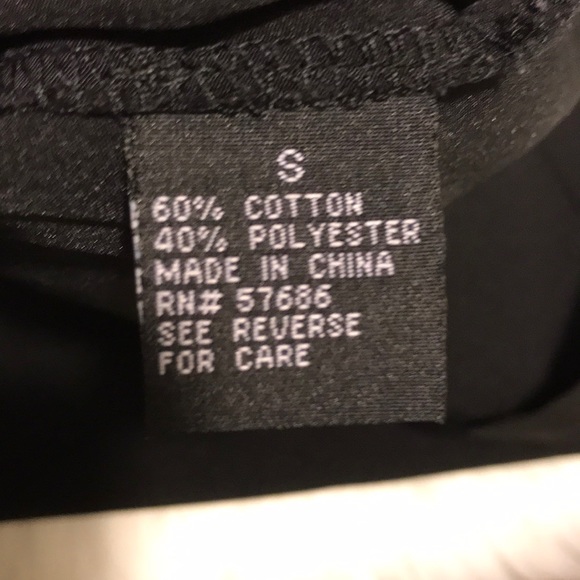 Black Button Up Crop Top - Picture 5 of 5